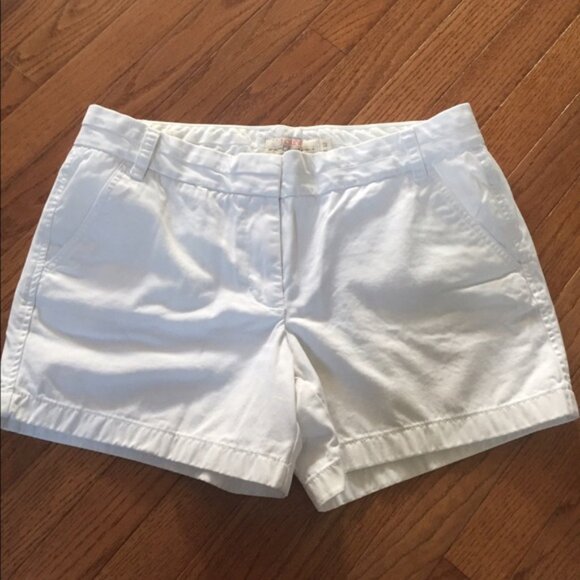 J. Crew - 3" Chino Shorts 36234 | Optic White | Size 4 - Picture 1 of 7